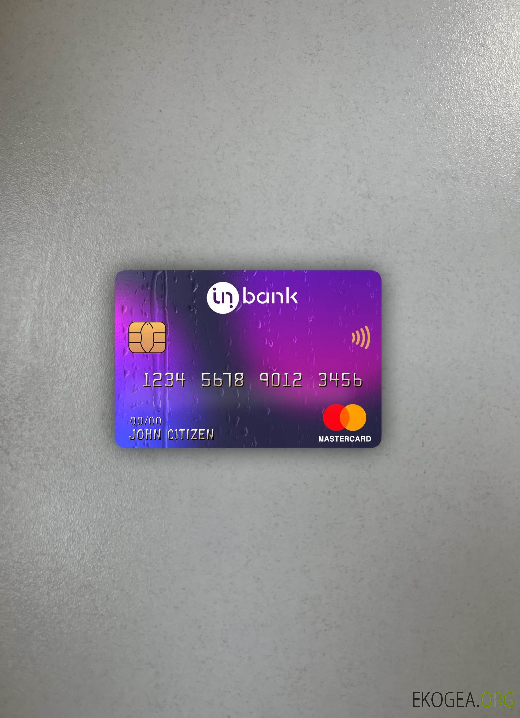 Estonie Idbank master card photolook recto